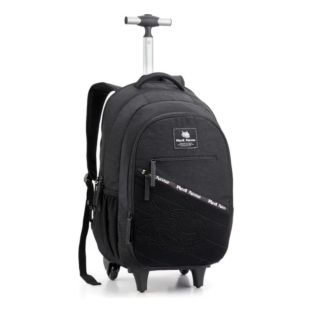 Mochila Rodinhas Notebook 19'' Preta Red Nose Masculino Seanite