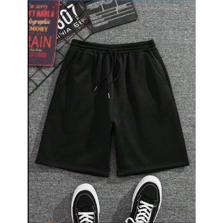 Short Moletom Academia Liso Varias Cores Verão Confortavel Premium Treino Treinar