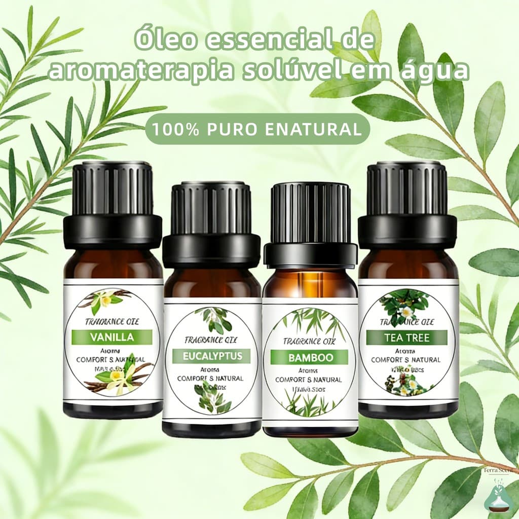 Essências Para Umidificador Aromatizador e Difusor Elétrico 15ml Óleo essencial difusor aromático solúvel em água