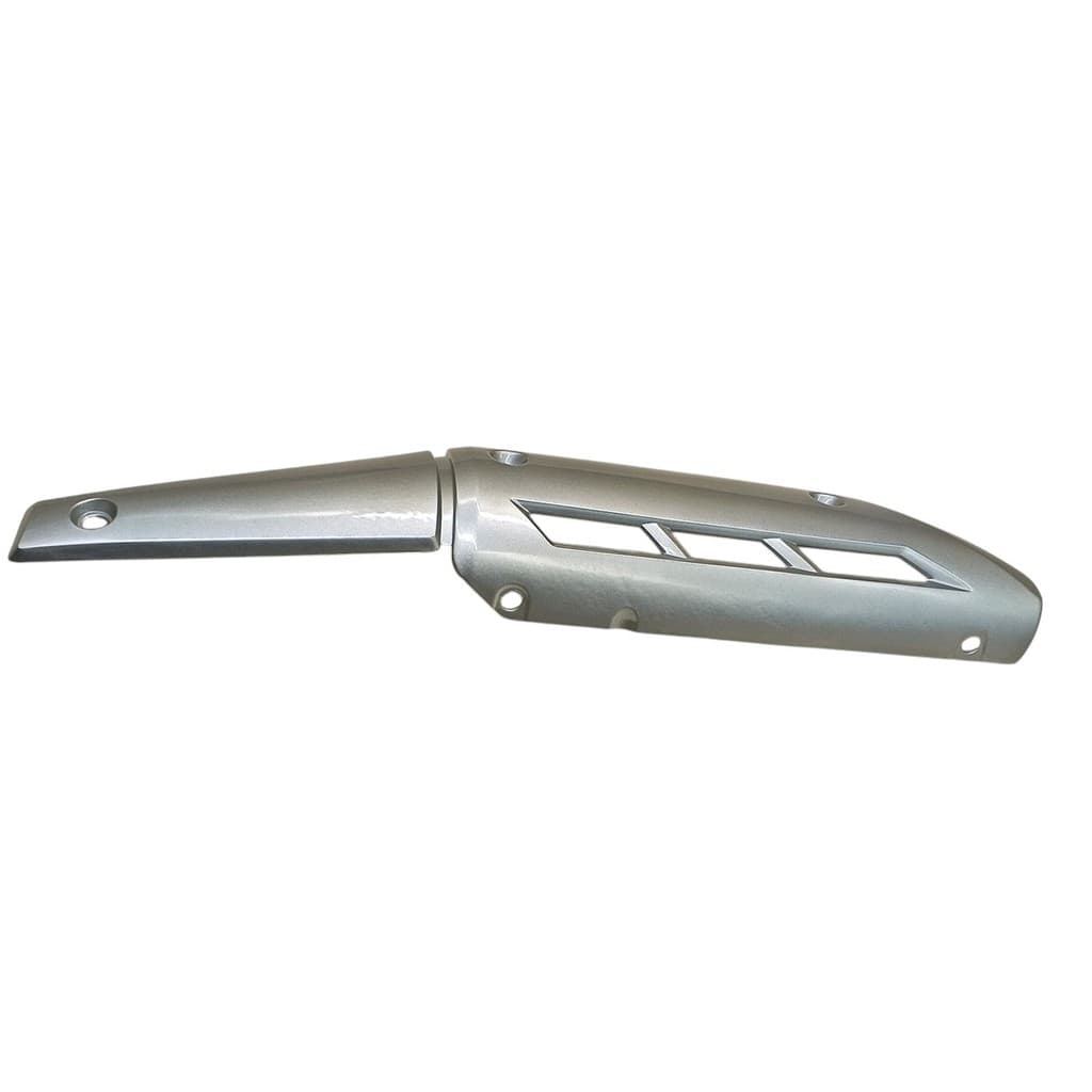PROTETOR ESCAPAMENTO PLASMOTO PRATA YAMAHA FACTOR 125 2009 A 2014