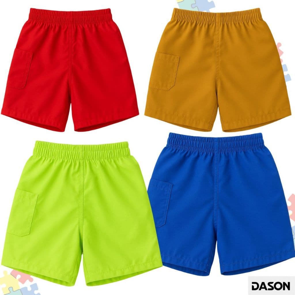 Kit 5 Bermuda Infantil Tactel Shorts para menino Juvenil Moda Praia Criança Piscina Conforto Menino