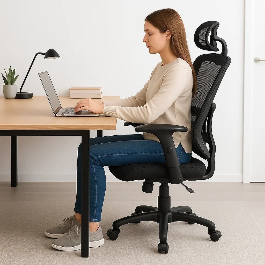 Cadeira Gamer Escritório Ergonômica Giratória Reclinável Conforto Ajustável