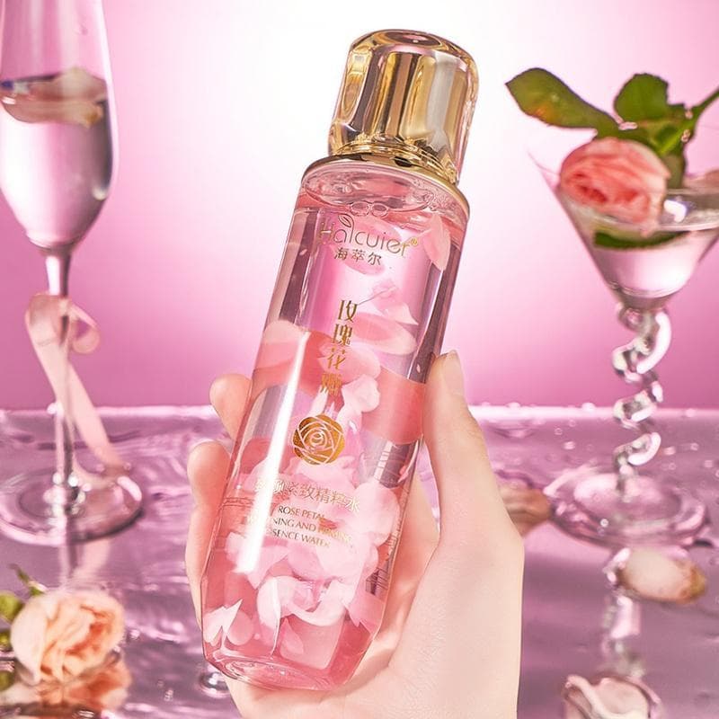Haicuier pétalas de rosa firmador essência água hidratante hidratante rejuvenescedor refrescante Toner não pegajoso