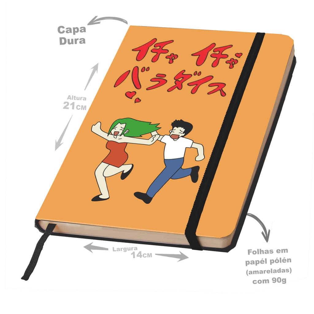 Caderno SKETCHBOOK ou anotações capa dura NARUTO 21x14cm