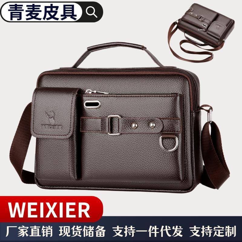 Bolsa de ombro masculina crossbody bolsa Casual negócios ombro crossbody saco masculino nicho Design saco