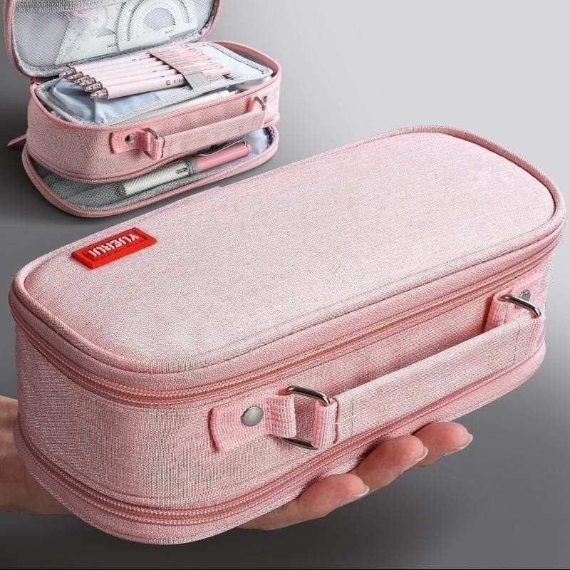 Bolsa de armazenamento portátil com estojo de lápis de grande capacidade JUDYSTORE