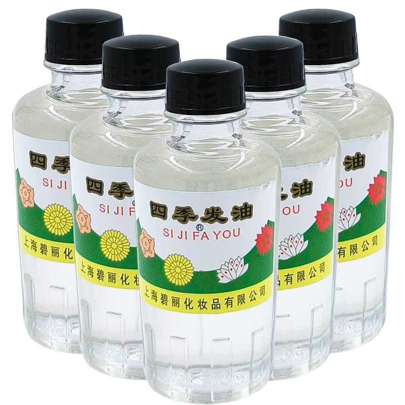 5 garrafas Shanghai Bili Four Seasons Óleo de cabelo 38g Óleo essencial para cuidados com os cabelos Óleo capilar sem en