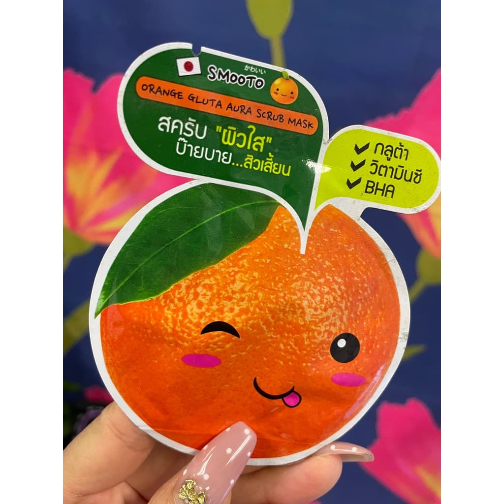 Xiao Shi Thai Orange Scrub Essência de Limão Ilumina o Tom da Pele Hidratante Calmante Melhora o Reparo Opaco