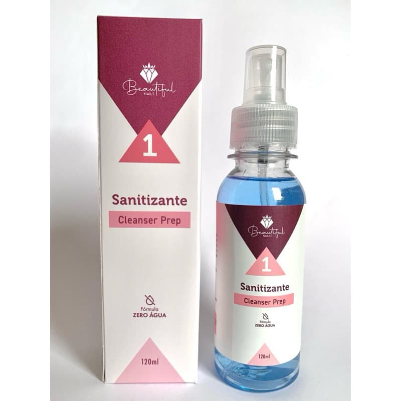 Prep Cleanser 120ml- Spray Sanitizante -FORMULA ZERO ÁGUA - Beautiful Nails