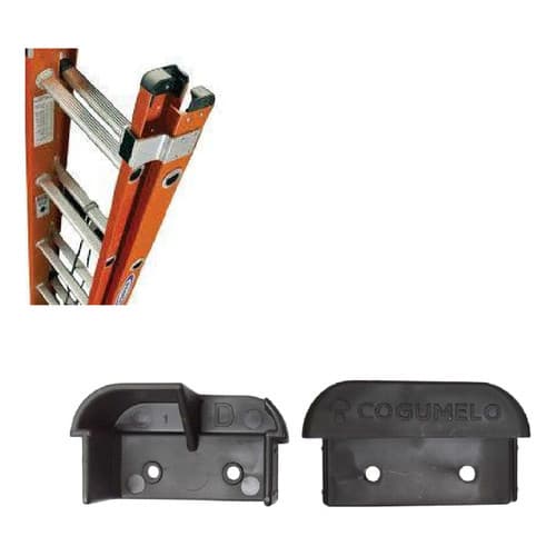 Kit Ponteira Guia Superior Escada Fibra De Vidro (cogumelo)