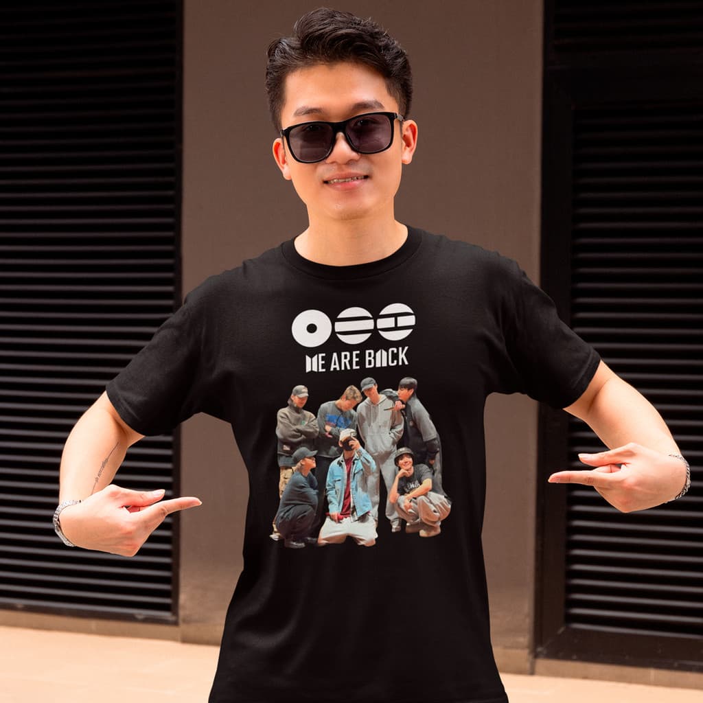 Camiseta BTS Kpop World Tour 2026 Algodão 30.1 Não Desbota Edição Limitada  Oficial Moda Coreana