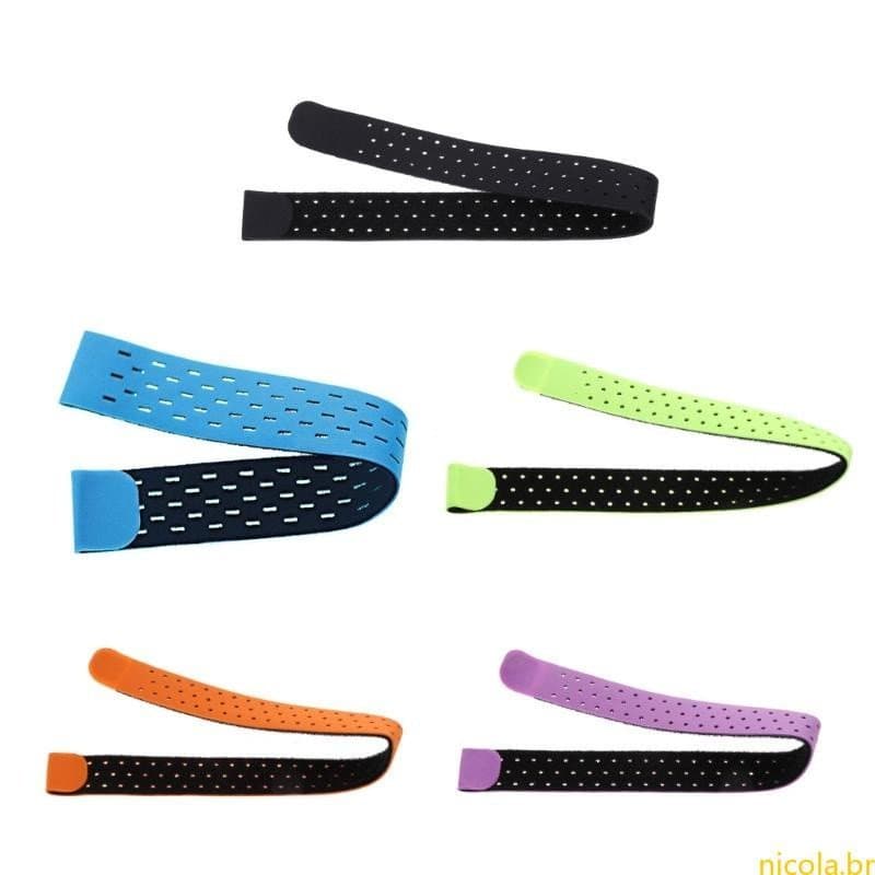 Nic 2Pcs Pulseira Substituição Braçadeira Pulso Ajustável Para Freqüência Cardíaca Elástica Esportiva