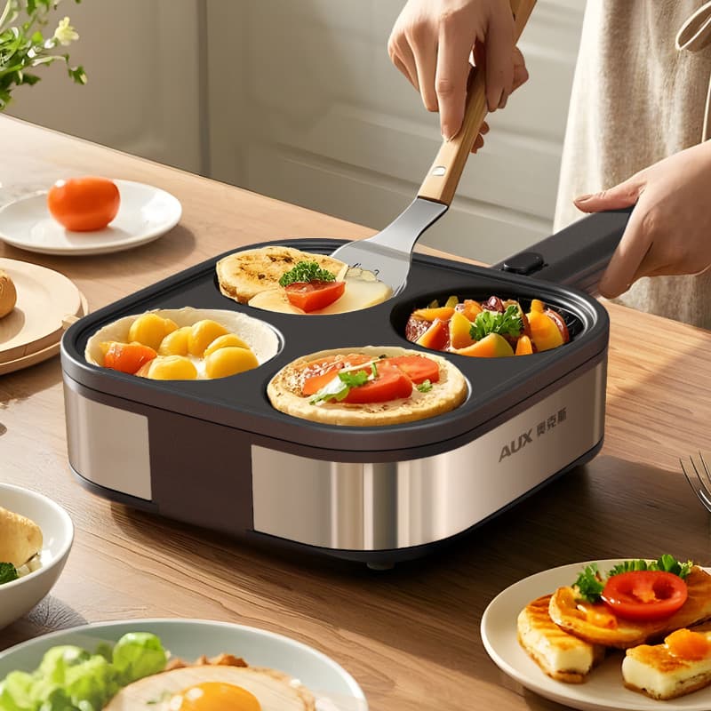 Oaks omelete ferramenta útil antiaderente pan ovo hambúrguer pan doméstico Extra aprofundamento multifuncional café da m