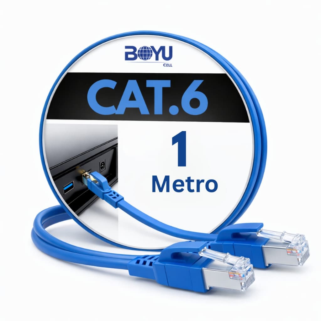 Cabo De Rede Lan Cat6 1m Internet Alta Velocidade Gigabit