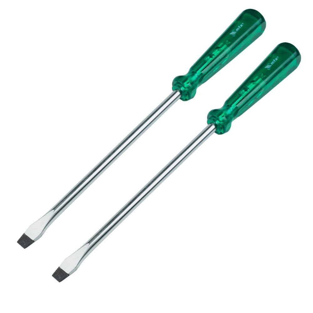Kit Com 2 Chaves de Fenda Cromo Vanadio 3/8 x 8 Polegadas Mtx