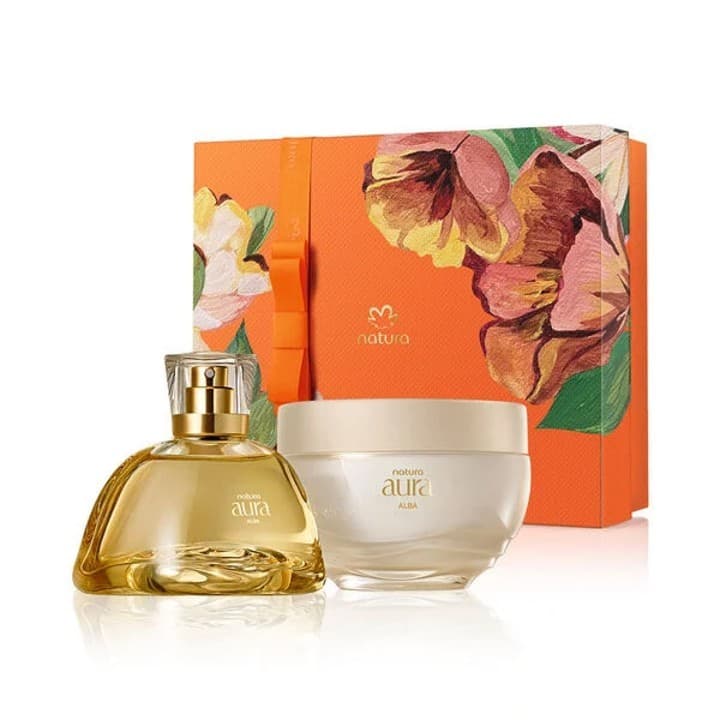 Presente Aura Alba Parfum 75ml e Hidratante Corporal 200g - Natura