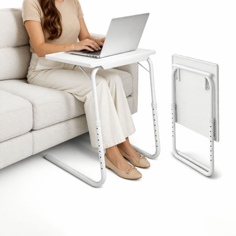 Mesa Dobrável Notebook Cama Sofá Regulável Multiuso Portátil