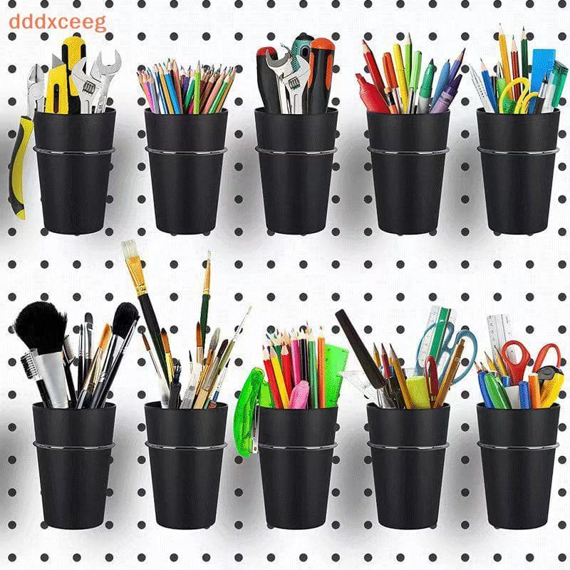 [dddxceeg] 1 Conjunto De Acessórios Para Suporte De Copo Pegboard Sala De Artesanato Gancho Cestas Organizador De Fita F