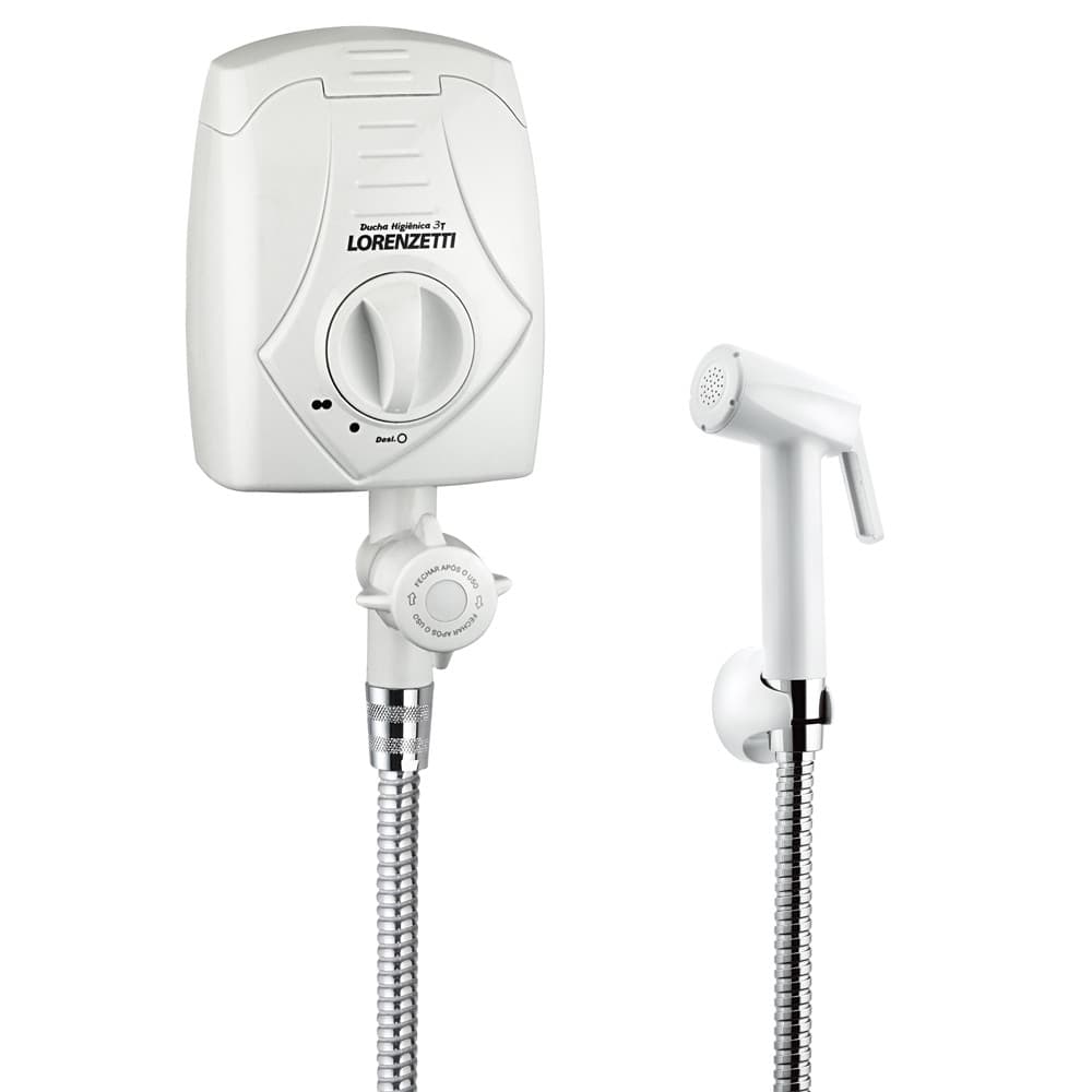 Ducha Higiênica Elétrica Regulável 220V 4300W 3T Lorenzetti