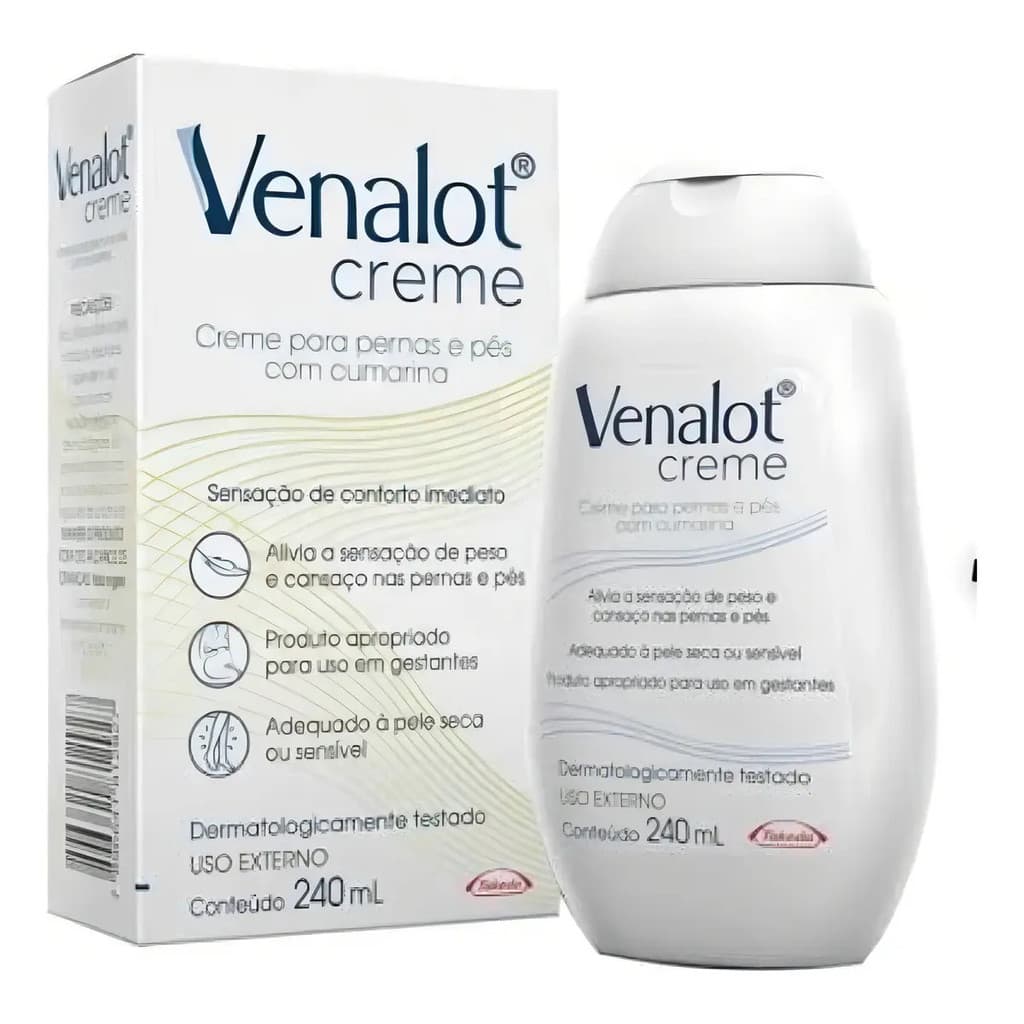 Venalot Creme 240ml Pernas E Pés Com Curmarina