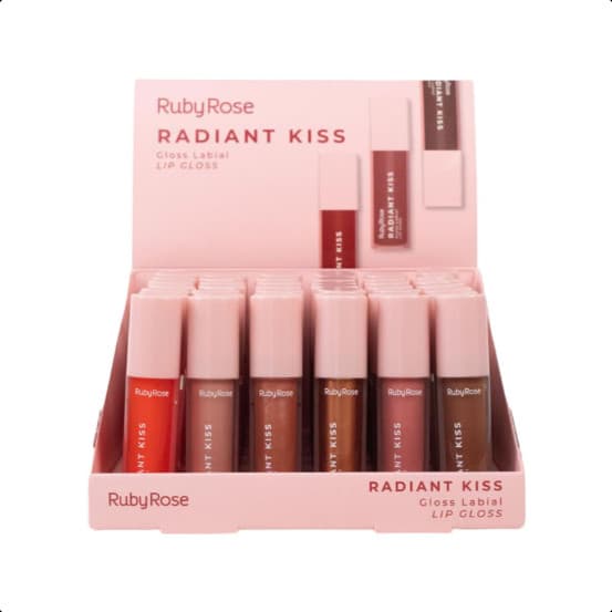 Gloss Labial Radiant Kiss Ruby Rose HB-L6400