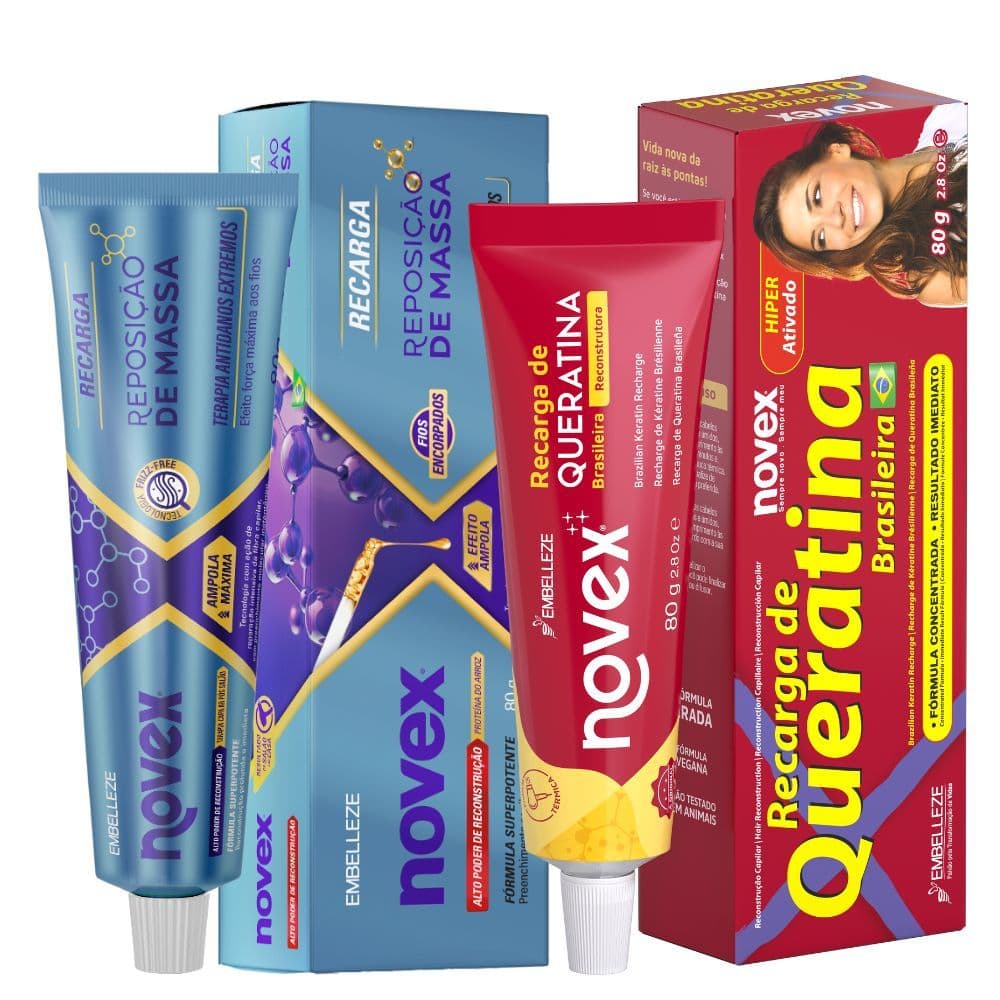 Kit Novex Recarga Salva Muito