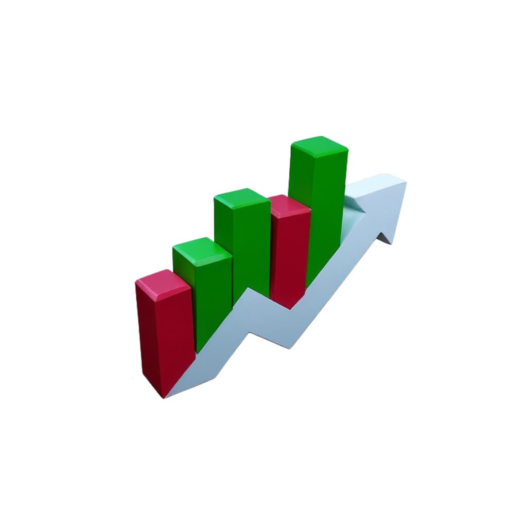 Decoração Gráfico Mercado Financeiro Wall Street Bolsa Trade