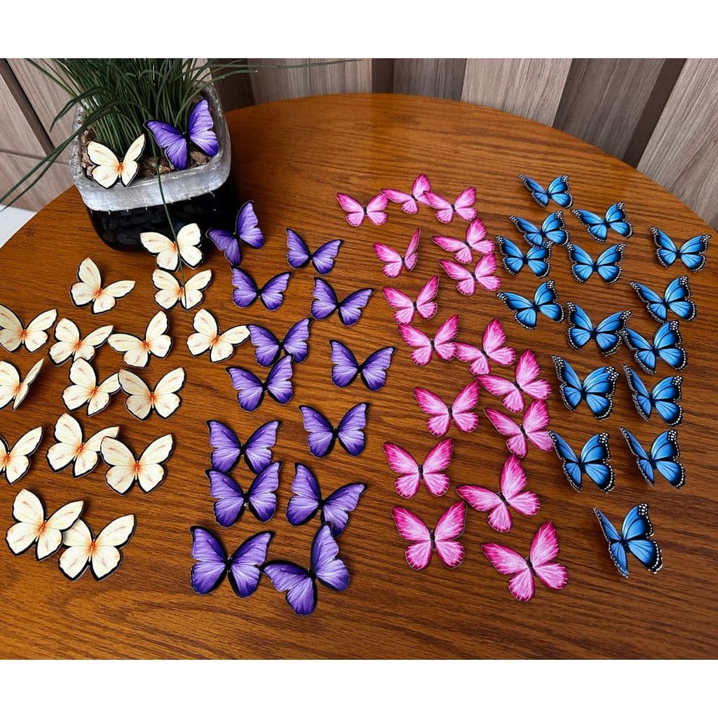 Borboletas buquês, decoração, lembrancinhas, topo de bolo