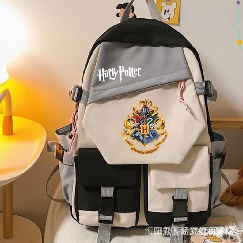Mochila Escolar Casual De Grande Capacidade Com Função Antirroubo Harry Potter J3QD W0CJ SM0M