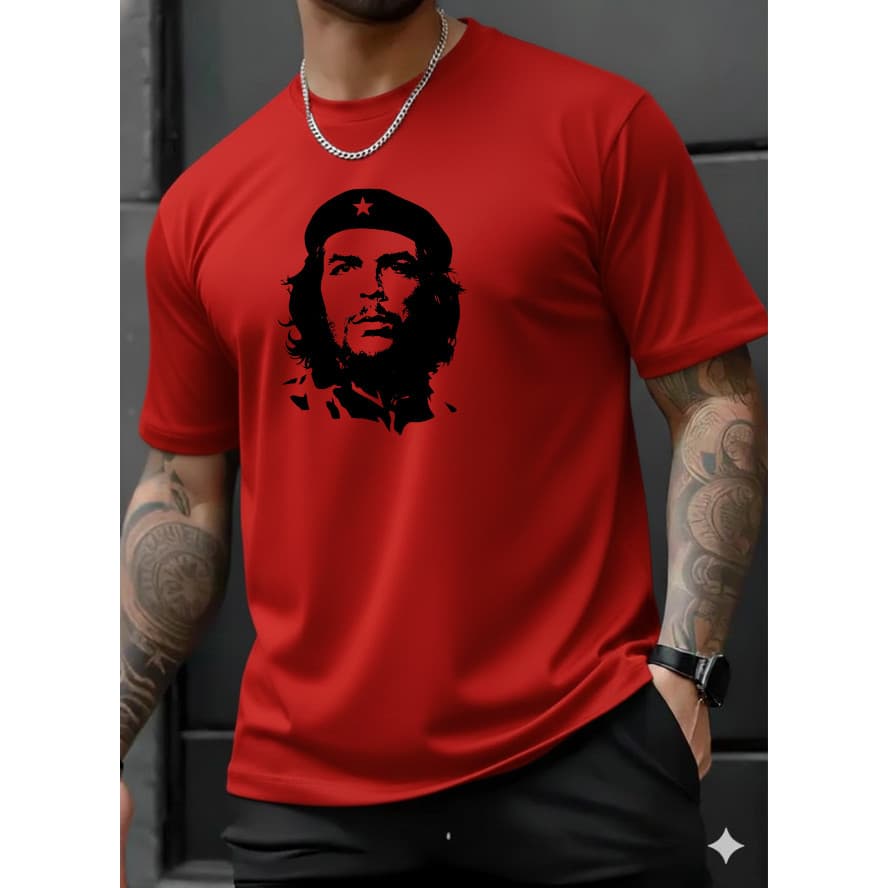 Camiseta Che Guevara Revolução Camisa T-shirt Fio 30.1 100% Algodao Toque Macio
