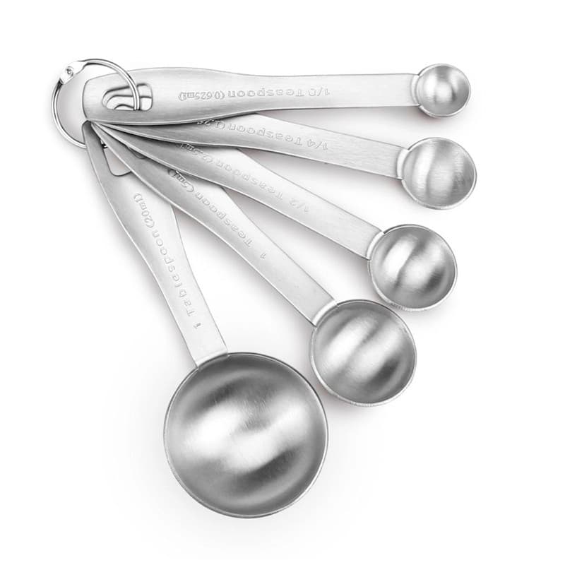 MEDIDOR LUXO INOX KE HOME 5 PECAS
