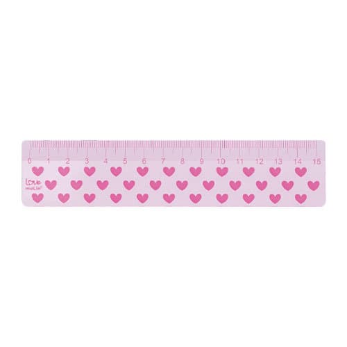 Régua MOLIN love pink 15cm