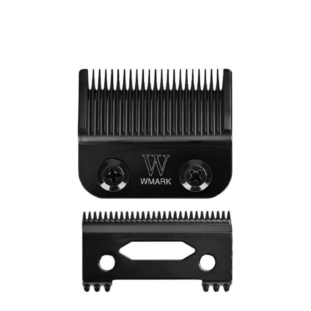 Kit Lamina Para Maquina de Cabelo Wmark Ng X1 Preto Fade Profissional