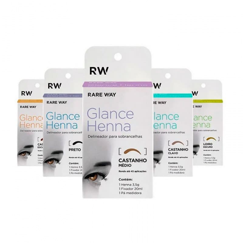 Henna Sobrancelha Glance Rare Way 3,5g