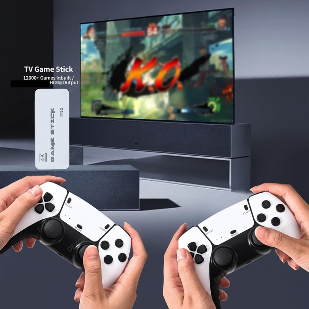 2026 Novo estilo Gamepad M15 Pro 4k 64gb HDMI com 2 controladores com fio + 20.000 jogos Moby