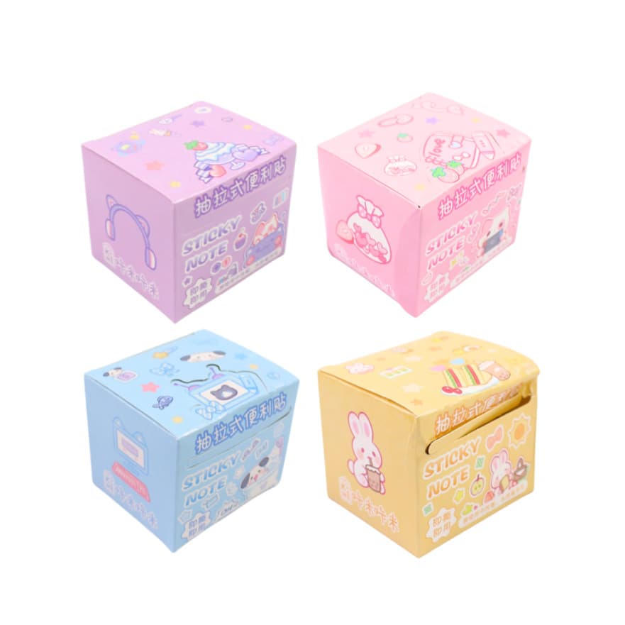 Caixa com rolinho de Notas Adesivas Sticky Note | Importado