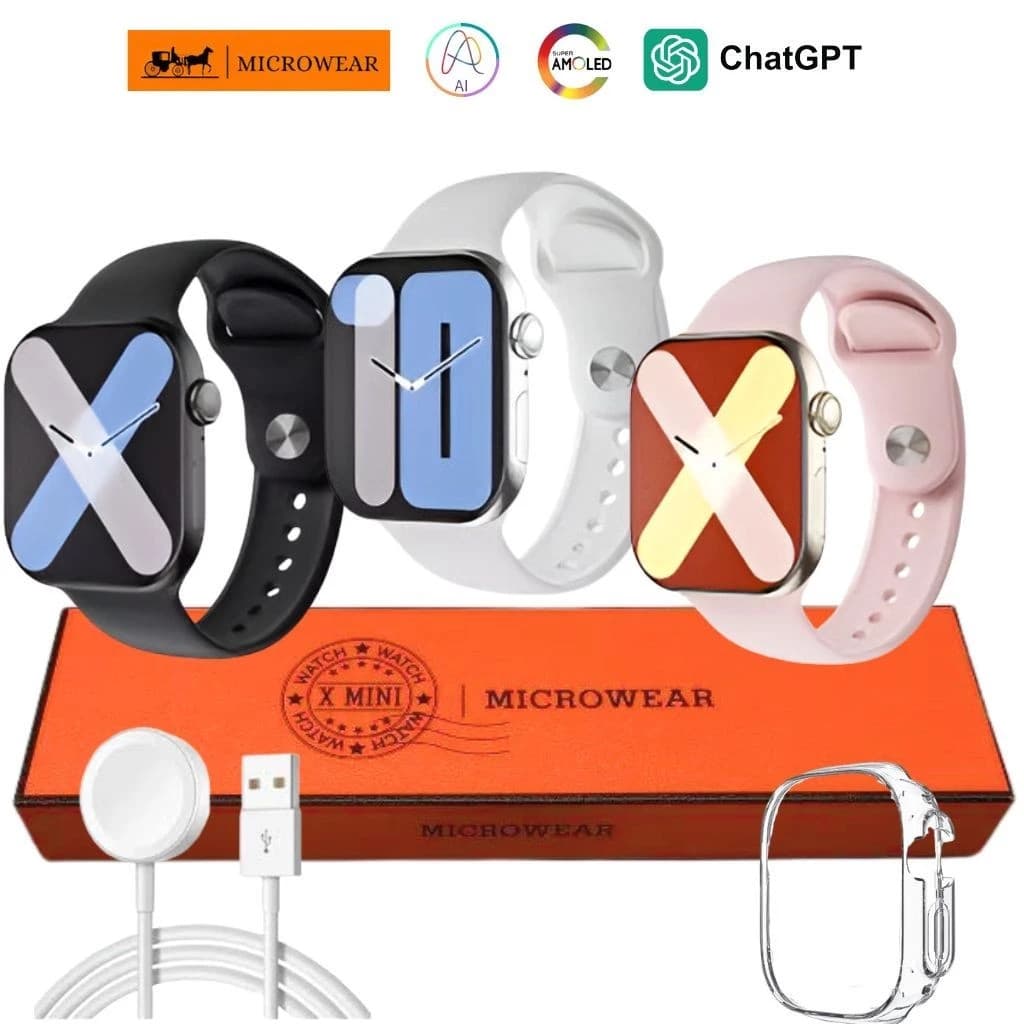 OFERTA New Smartwatch W10 Mini Pro 42mm Série 10 2ª Geração 2GB AMOLED 1,85" com ChatGPT – Poder e Inovação