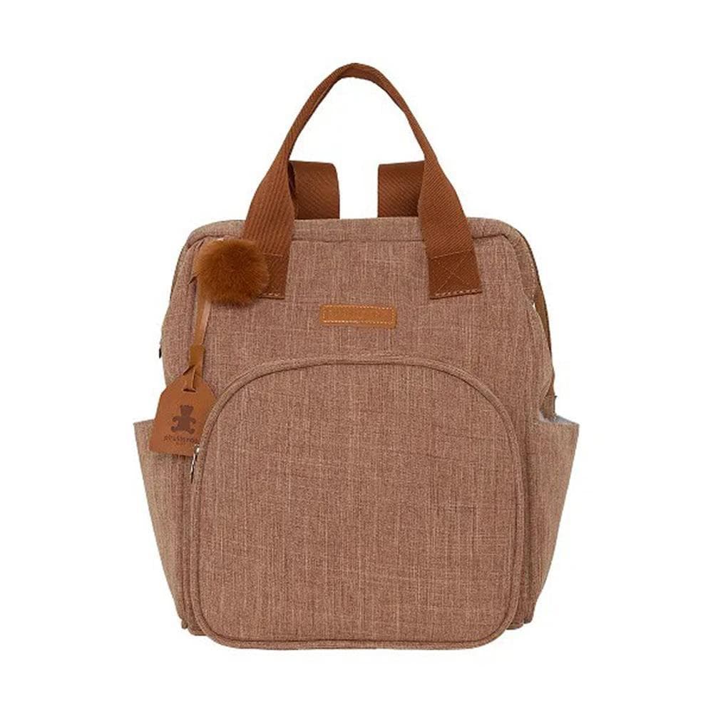 Mochila de Maternidade Pirulitando Baby Memórias Marrom