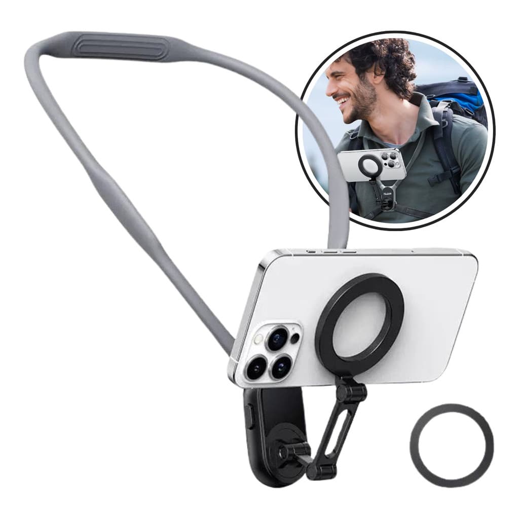 Suporte De Pescoço Silicone Magnético Para Smartphone MTG188