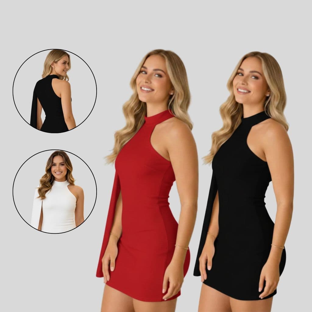 Vestido Feminino Manga Nula Moda Gringa Paty Show Pecuária Tendencia Festa Verao Sao Joao