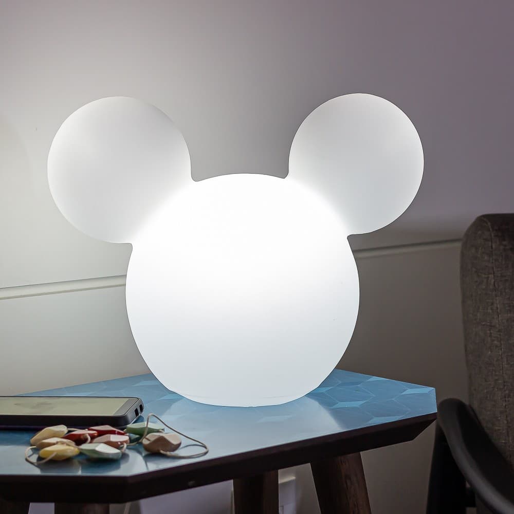 Luminária Mickey Usare Disney - Luz de Led Bivolt - Presente Infantil - Decoração Quarto