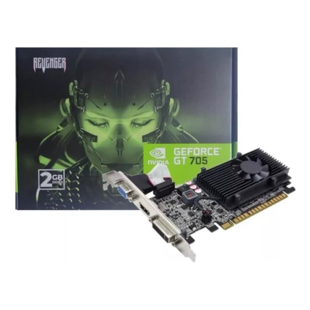 Placa De Video Nvidia Vga Geforce Gt 705 2gb Ddr3 Game Promo
