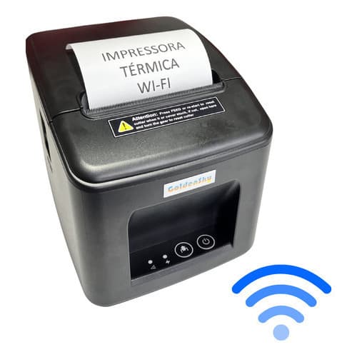 Impressora Térmica 80mm Wifi Usb Com Guilhotina Compacta Biv Preta Wifi 127/220v