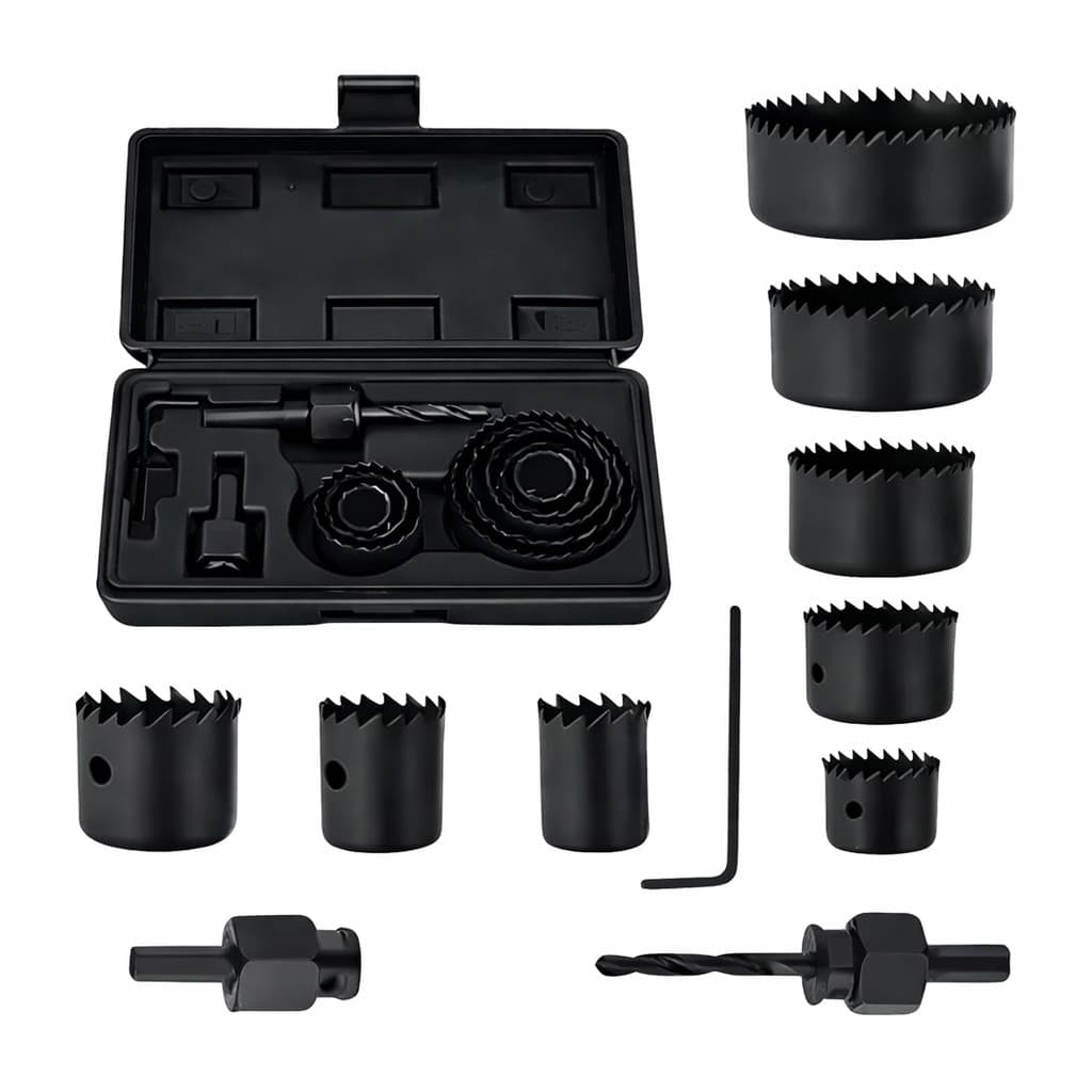 Kit Serra Copo 11 Unidades BT-342 para Madeira Gesso PVC Maleta Profissional
