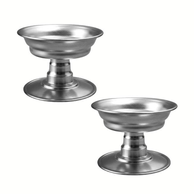 Kit Com 2 Unidades Castiçal Suporte Universal Para Velas Palito e 7 Dias
