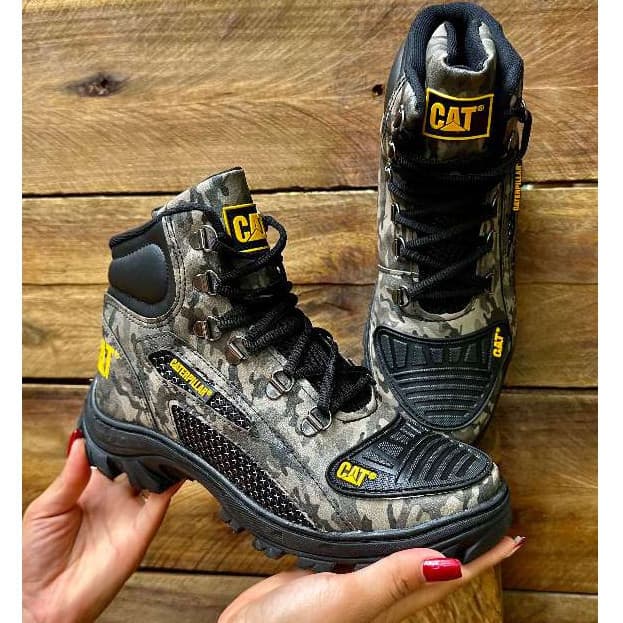 Bota Coturno masculina aterpillar Botina Impermeável Pronta Entrega Promoção