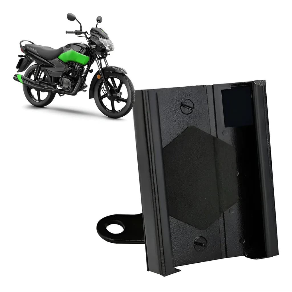 Suporte Celular Reforçado Ferro Para Moto Mottu Preto