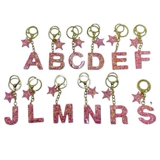 Chaveiro Personalizado Letra A-Z Acrílico | Seu Inicial em Acessório Charmoso e Moderno