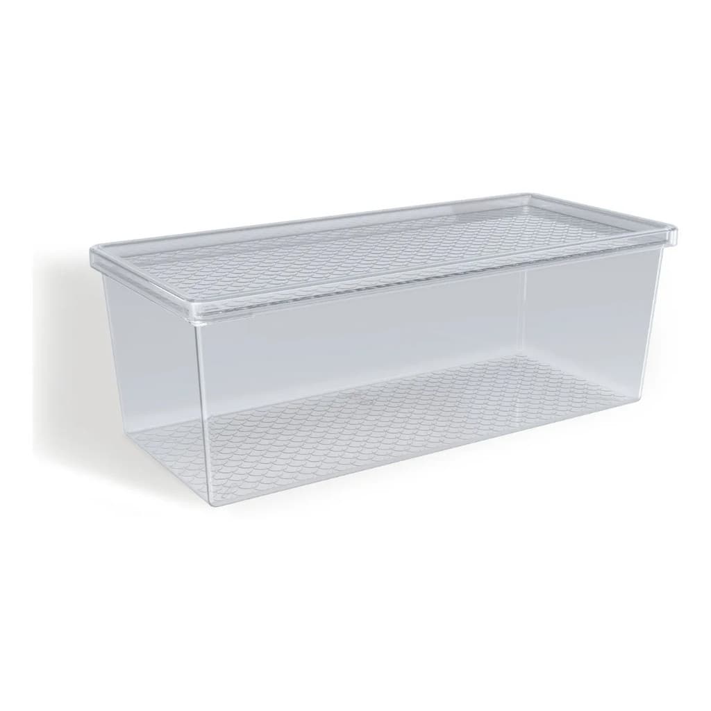 ORGANIZADOR POTE MULTIUSO GELADEIRA C/TAMPA ACRÍLICO 4,5L UZ