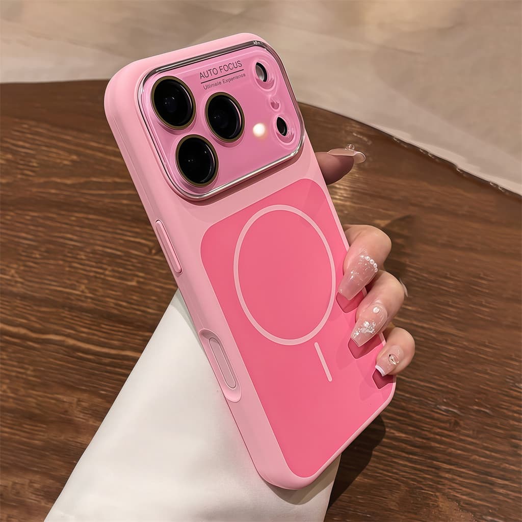 Capa De Telefone Magnética De Silicone Líquido Para IPhone 17 Pro Max 16 Macia Proteção Completa Da Lente À Prova De Cho